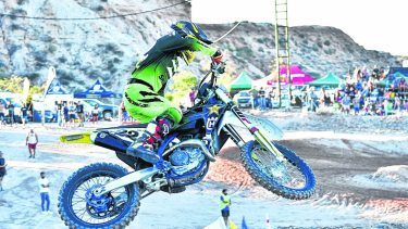 Osvaldo Pérez buscará la victoria en MX1 en el coliseo neuquino de La Barda. Gentileza.