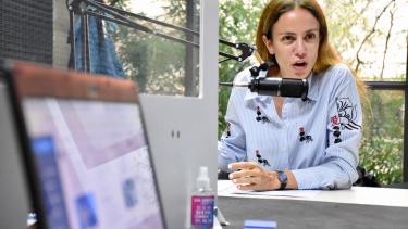 Tanya Bertoldi, diputada nacional por el Frente de Todos de Neuquén, dio detalles de los acuerdos para aprobar el presupuesto nacional 2023. (Matías Subat)