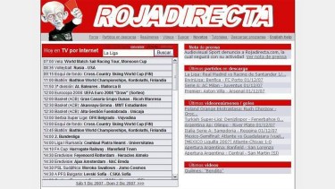 El sitio Roja Directa permitía ver partidos de todo el mundo de forma gratuita.