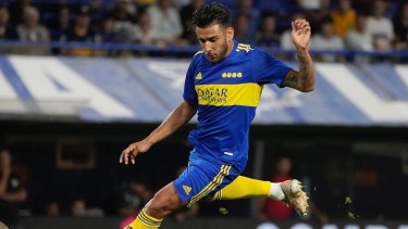 Eduardo Salvio es titular en Boca junto a Luis Vázquez en la ofensiva. 