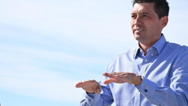 El vicegobernador venía esquivando públicamente la definición de su candidatura. Foto: Florencia Salto.