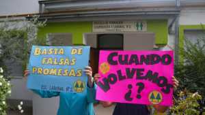 Luego de una medida judicial, volvieron las clases a la Escuela Laboral 2 de Roca