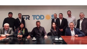 Referentes del Frente Renovador en Río Negro revisaron gestiones para obra pública en la provincia