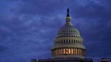 El Capitolio, que alberga las cámaras del congreso de Estados Unidos. 