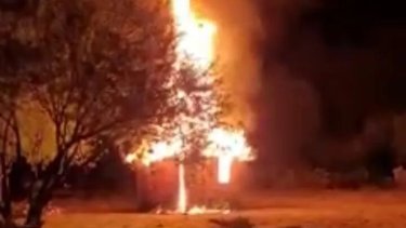 Hace 12 días se incendió una cabaña en la zona y desde ATE denunciaron que se trató de un supuesto atentado. (foto de archivo)