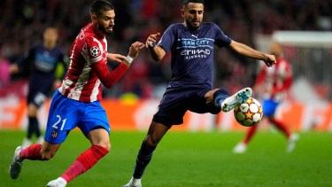 Después de un partido muy disputado, Atlético Madrid y Manchester City igualaron sin goles en España y la visita pasó por el triunfo de la ida. 