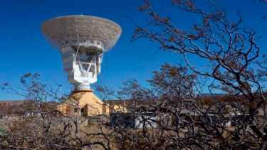 La estación espacial china CLTC-Conae-Neuquén funciona en el paraje Quintuco, cerca de Las Lajas. Foto: Matias Subat. 