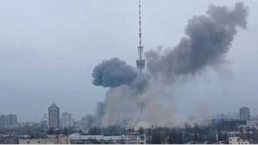 El bombardeo se produjo durante la visita del secretario general de la ONU.