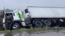 Imagen de Balean a un camionero en Chile, en medio de varios ataques adjudicados a grupos mapuches
