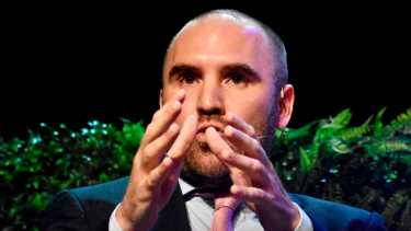 Guzmán cerró ayer la jornada Pulso del diario Río Negro. (Matías Subat).-