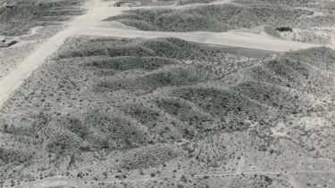 Imagen aérea de la barda. (Gentileza Archivo Histórico Municipal)