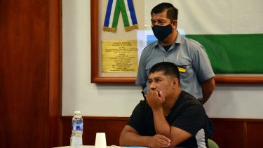 El empleado del Servicio Penitenciario fue condenado este mediodía, al conocerse el fallo del Tribunal. Foto: Marcelo Ochoa
