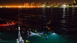 El vía crucis submarino desde el mar de Puerto Madryn se mostró al mundo