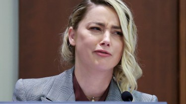 Amber Heard dijo que recibe amenazas de muerte por el juicio contra Johnny Depp. Foto: AP 