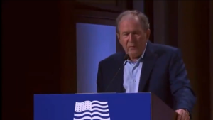 Bush confundió Ucrania con Irak y desató risas e indignación en redes sociales