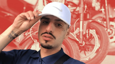 El Noba había tenido un grave accidente en su moto. 