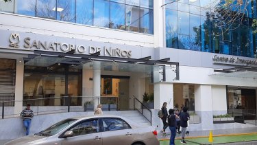 El niño fue internado en el Sanatorio de Niños de Rosario. Foto: Twitter @nacionalrosario
