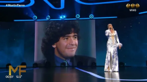 Imagen de Video: el homenaje a Diego Maradona en los Martín Fierro 2022
