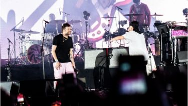 Gorillaz cerró su presentación en el Quilmes Rock con el rapero argentino Trueno como invitado. Foto: gentileza 