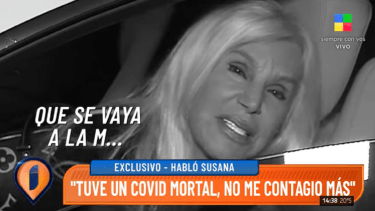 Susana le contestó a Rial. 