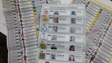 Boleta Única de Papel, un sistema de votación. Foto: archivo. 