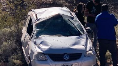 El rodado quedó completamente destruido. Foto Gentileza