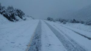 Nieve en la cordillera: extrema precaución en la ruta 40 entre Bariloche y El Bolsón