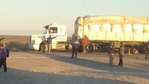 Largas filas en la Ruta 6 por controles del Sindicato de Camioneros