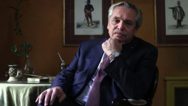 El presidente se encuentra de gira por España. Foto: gentileza "El País".