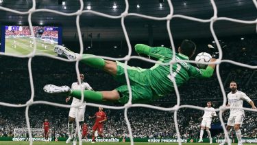 El arquero belga fue la gran figura de la final. 