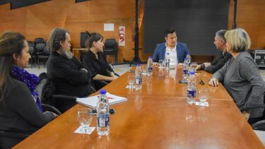 La reunión se realizó hoy al mediodía. (FOTO:Gentileza)