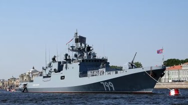 El ‘Admiral Makarov’ en un puerto en 2018