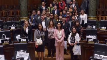 Una parte del encuentro se desarrolló en la Legislatura porteña. Foto: gentileza.