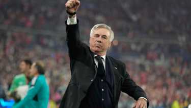Ancelotti es el técnico más ganador en la historia de la Champions. (AP Photo/Kirsty Wigglesworth)