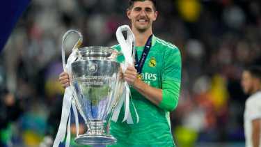 Thibaut Courtois fue la gran figura de la final de la Champions. (AP Photo/Manu Fernandez)