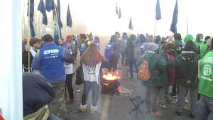 Levantaron los cortes de Ruta 22 en Roca y en Allen