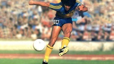 Diego Maradona ganó su único título con Boca en 1981.