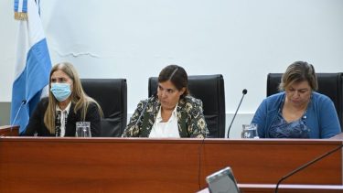  Rita Lucia, Alejandra Berenguer y Sonia Martin, tres juezas de Cipolletti. (Florencia Salto) 