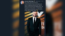 Imagen de Germán Martitegui fue a los premios Martín Fierro con fiebre