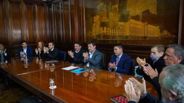 Ayer se realizó la primera reunión del “Equipo de Trabajo de Aprovechamientos Hidroeléctricos Concesionados”. Foto: gentileza.
