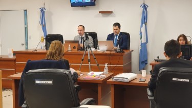 El Tribunal de Juicio escuchó este jueves los alegatos en el caso del homicidio de Pino Vinet. (Gentileza)