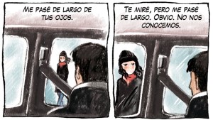 «Me pasé de largo», otra hermosa tira de Chelo Candia