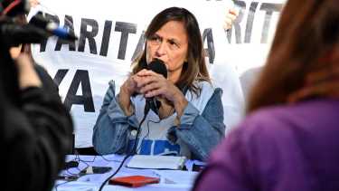 La secretaria general de la Unter, Sandra Schieroni, dijo que la llave para resolver el conflicto “la tiene el Gobierno rionegrino”.