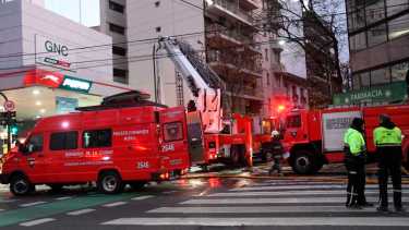 Trágico incendio con cinco muertos en Recoleta. 