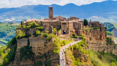 Civita di Bagnoregio, cada año llegan turistas de todo el mundo a conocer este lugar. Fotos: Lacio Bertolini Laura.