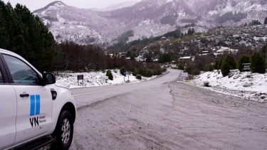Algunas rutas se encuentran intransitables por acumulación de nieve, en otras hay presencia de hielo y niebla. Foto: Archivo  