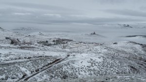 Norte neuquino: mirá qué belleza Andacollo después de la nevada