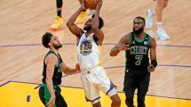 Imagen de NBA: Golden State ganó de local y se adelantó en la serie final con Boston