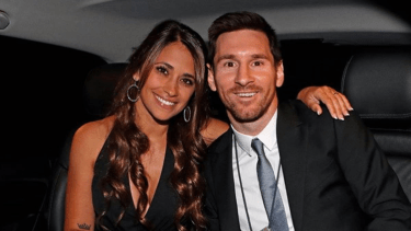 Antonela saludó a Messi por el título ante Italia. 