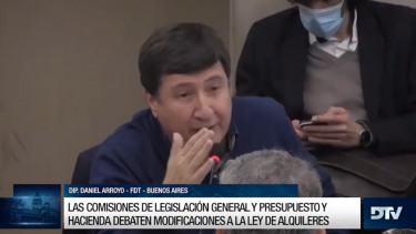 Daniel Arroyo, legislador del Frente de Todos. 